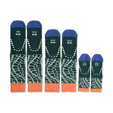 Kit Familiar Calcetines Cocodrilo- Talla 19-22