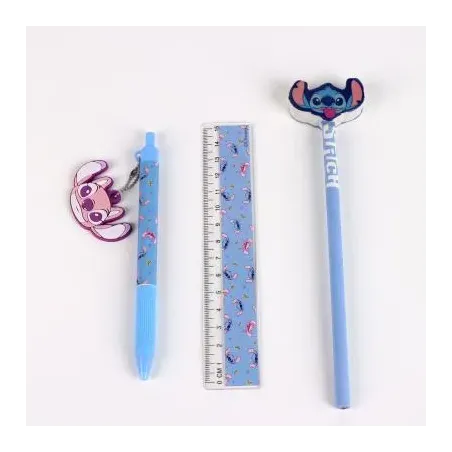 Set Papelería Stitch portalápices 4 piezas