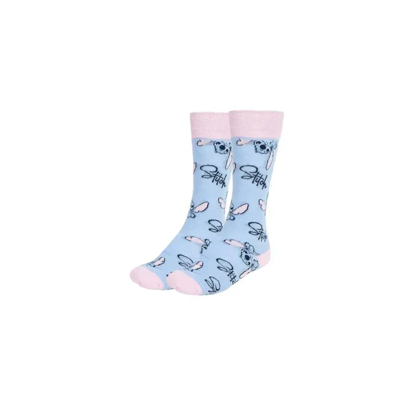 Pack 3 calcetines Stitch algodón infantil