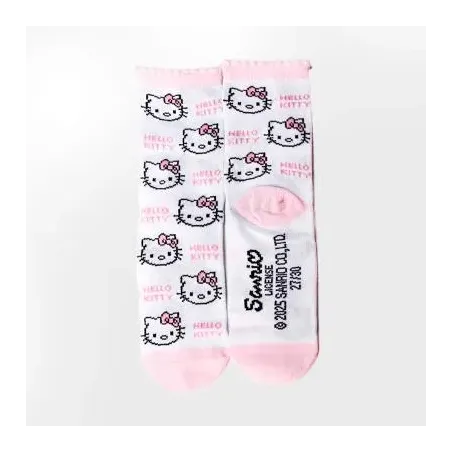 Pack calcetines Hello Kitty 4-uds algodón tallas 2