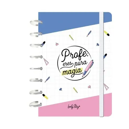 Cuaderno A5 - Ice “Profe Eres Pura Magia”