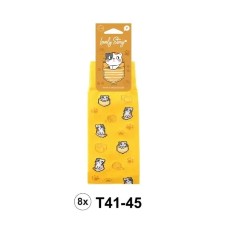 Calcetines - Yellow Kitty - T41-45 