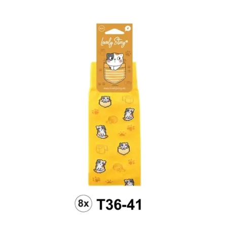 Calcetines - Yellow Kitty - T36-41