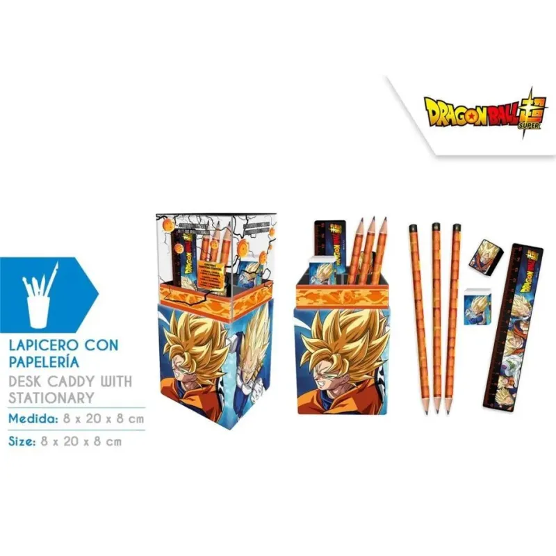 Lapicero Con Papeleria Dragon Ball 6X4 