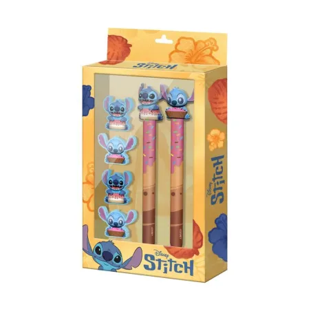 Lilo Y Stitch Gel Lápiz 4Gomas Mix