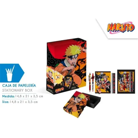 Caja Con Papeleria Naruto 6X4