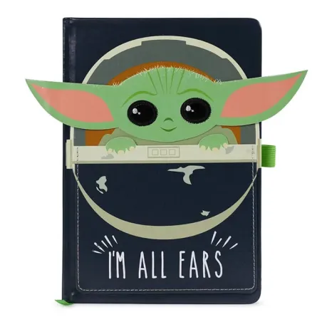 Cuaderno Grogu “I’m All Ears” A5 tapa dura líneas