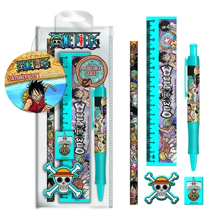 Set papelería One Piece WCI bolígrafo lápiz reg