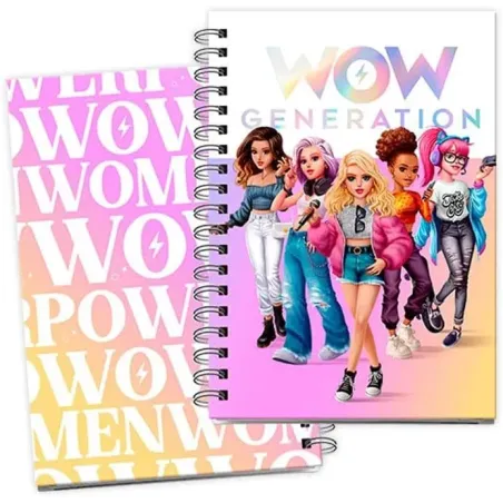 A5 Libreta Tapa Dura 80 Hojas 100 Gsm Wow Generati