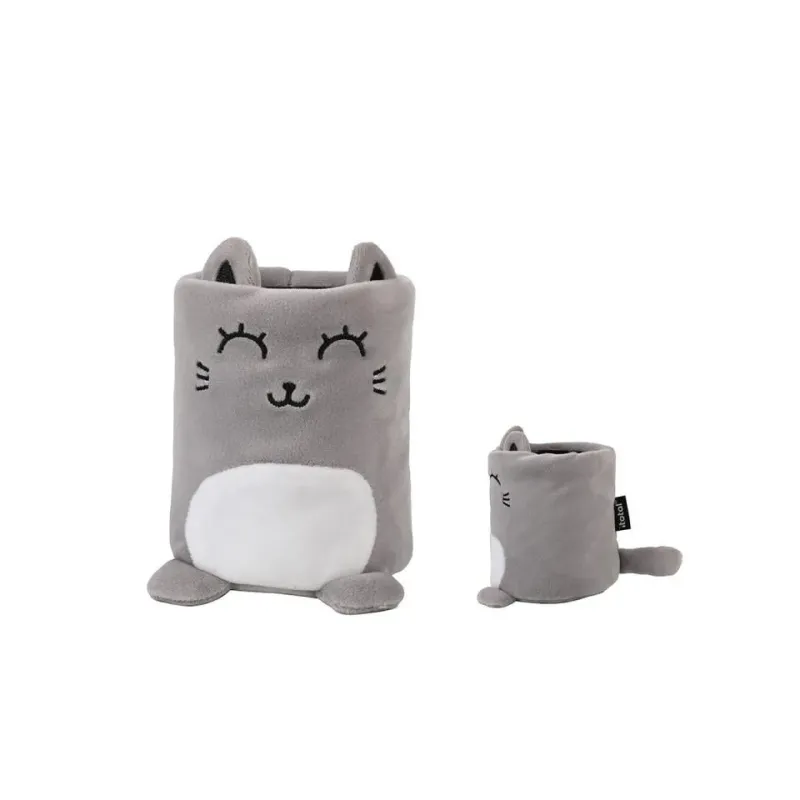 Portabolígrafos Plush Grey Cat