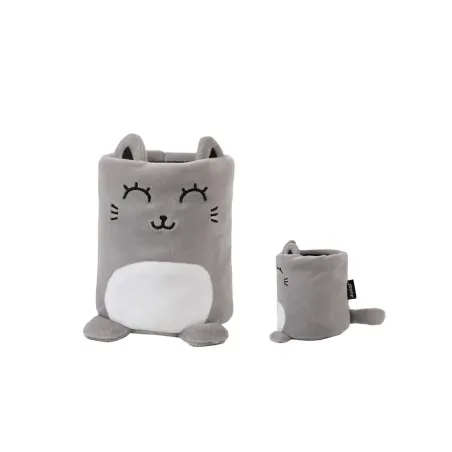 Portabolígrafos Plush Grey Cat
