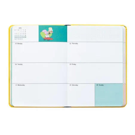 Agenda Pocket Simpsons ENG 17 Meses