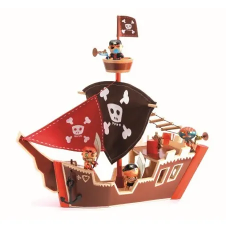 Barco Pirata Arty Toys Djeco de Madera
