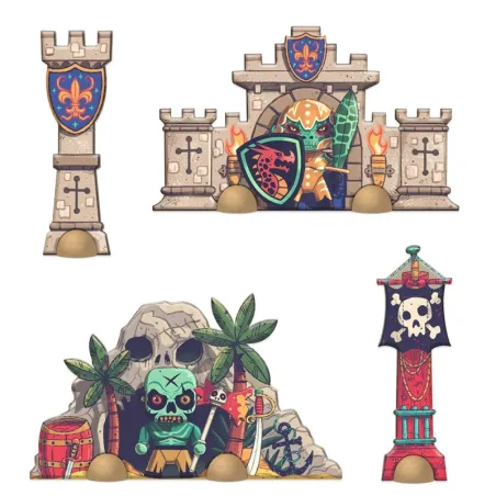 Puzzle Gigante Arty Toys Batalla 30 Pzs Djeco