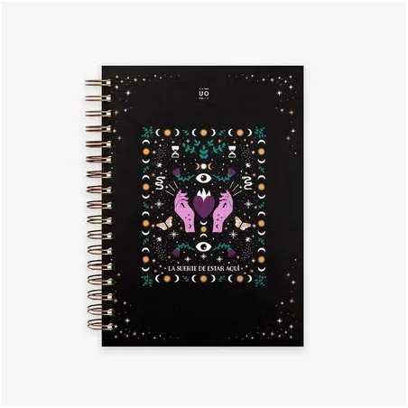 Libreta La Suerte de Estar Aquí 200 Páginas