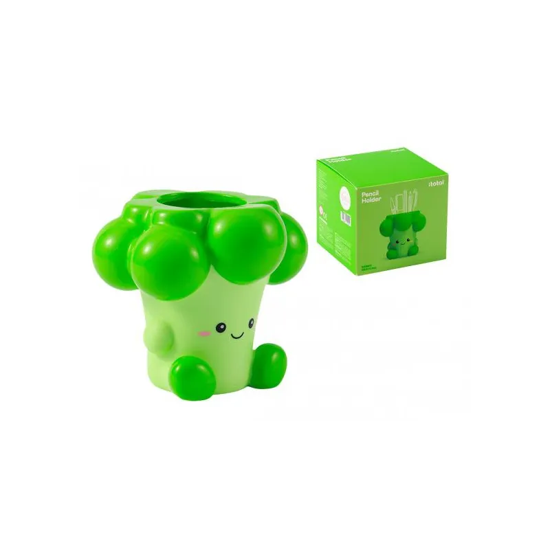 Portalápices 3D Benny Broccoli Kawaii