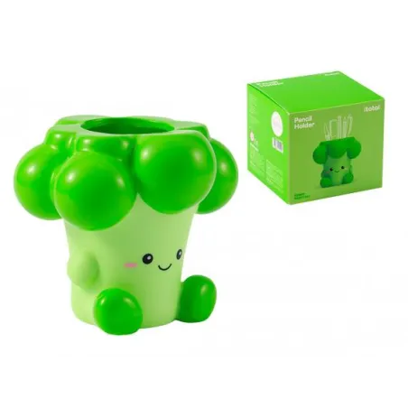 Portalápices 3D Benny Broccoli Kawaii