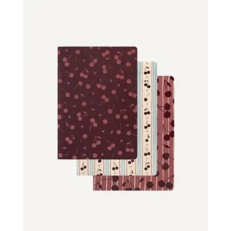 Set 3 Cuadernos Cherry A5 Kokonote 32 Hojas