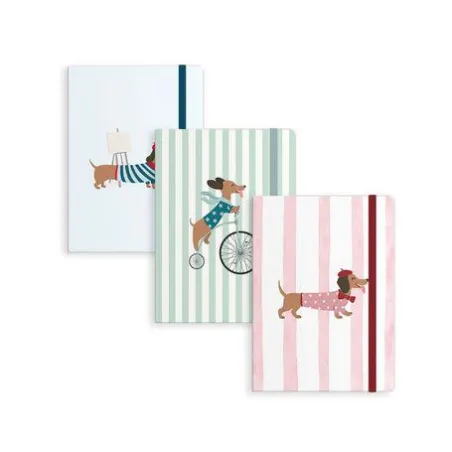 Libreta Teckel con Goma 3 Modelos Surtidos TamañoM