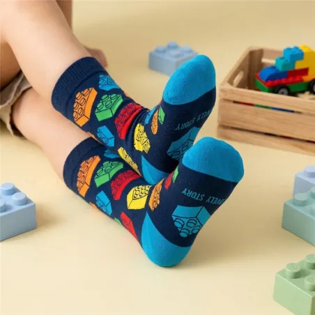 Calcetines infantiles Block Build talla 24-29
