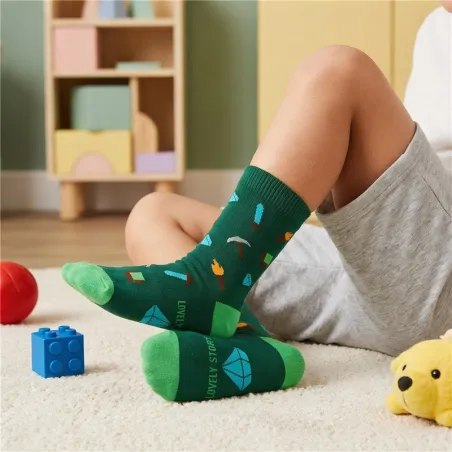Calcetines infantiles Pixel Craft Talla 24-29