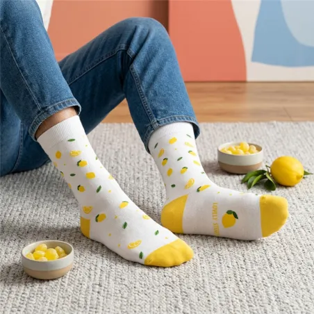 Calcetines Limones Fresh Lemon Talla 41-46