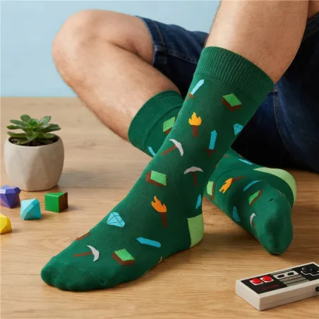 Calcetines Gamer Pixel Craft Talla 36-41
