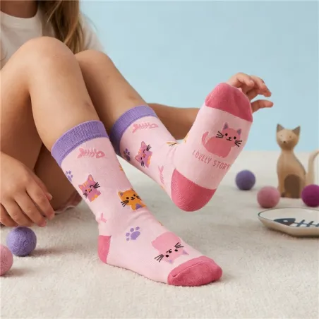 Calcetines Infantiles Gatos Cool Cats 24-29