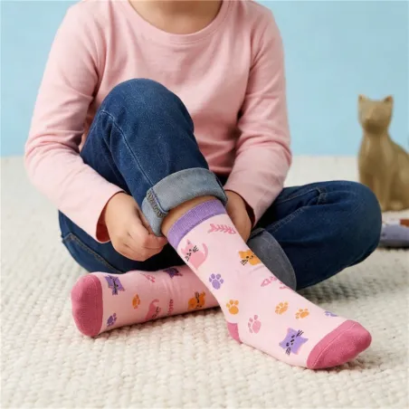 Calcetines Gatos Cool Cats Talla 30-35