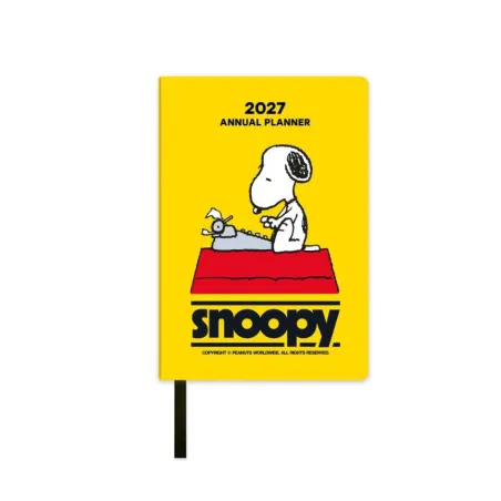 Agenda Anual Snoopy A6 Semana Vista 2027