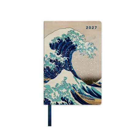 Agenda Anual Hokusai A6 Semana Vista 2027