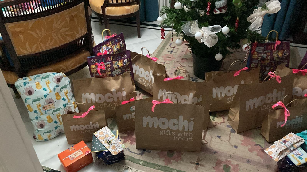 Regalos de Navidad preparados por Mochi en Motril